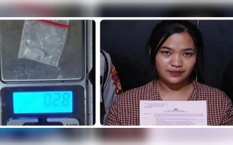 Kedapatan Nyabu di Bulan Puasa, Ibu Muda Ini Ditangkap Polisi 