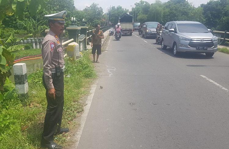2 Motor Tabrakan, Seorang Pengendara Motor di Bantul Tewas