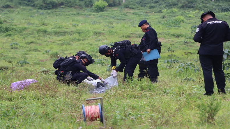 Musnahkan Obat Mercon 10,7 Kilogram, Polres Salatiga Datangkan Personel Jibom