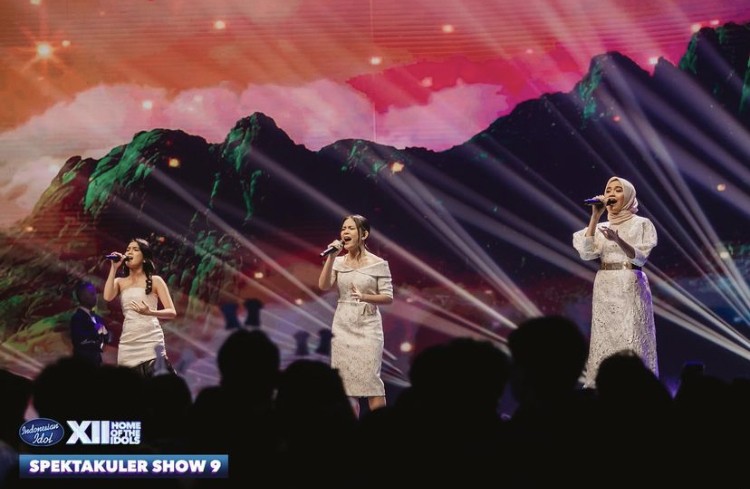 Salma, Novia dan Syarla Jadi Trio di Panggung Indonesian Idol, Judika: Kayak Konser Kalian