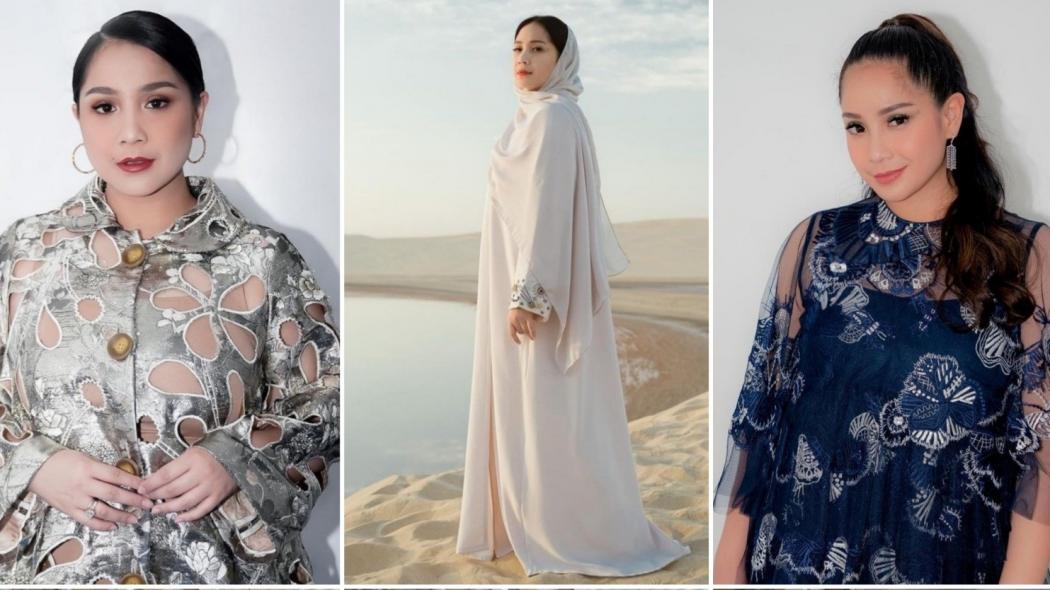  5 Ide Outfit Lebaran Ala Nagita Slavina, Bisa Pakai Dress hingga Abaya