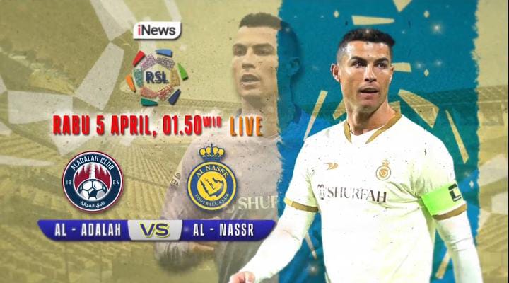 Cristiano Ronaldo Makin Garang di Liga Arab Saudi! Saksikan Al-Nassr vs Al-Adalah, LIVE iNews