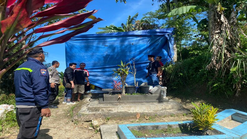 Polisi Lakukan Proses Ekshumasi Jenazah Korban Dihakimi Massa di Gegerbitung Sukabumi 
