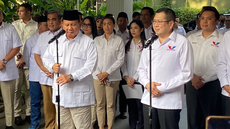 Hary Tanoe Kunjungi Prabowo di Kertanegara, Ini yang Dibahas