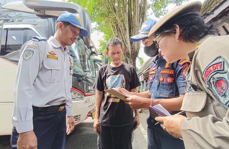 Dishub DIY Ramp Check Bus AKAP di Terminal Wates Pastikan Kendaraan Laik Jalan