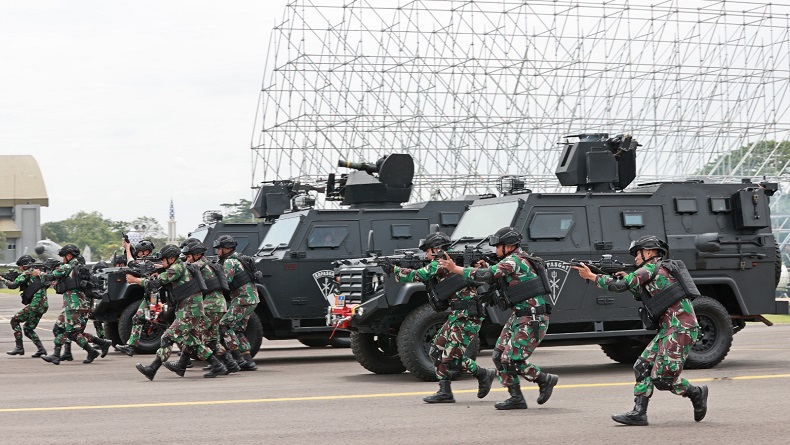 Jelang Peringatan HUT ke-77, TNI AU Gladi Bersih di Lanud Halim Perdanakusuma