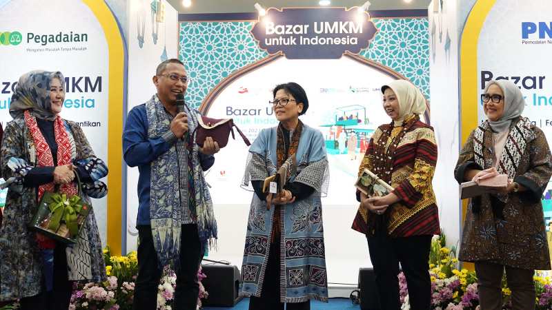 Dukung UMKM Naik Kelas, Pegadaian dan PNM Gelar Bazar UMKM untuk Indonesia