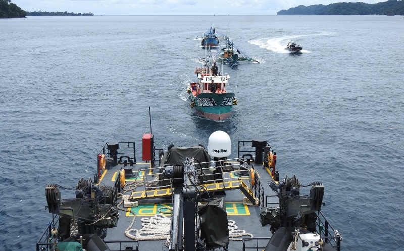 KKP Tangkap 6 Kapal Asing Curi Ikan di Laut Natuna dan Sulawesi, 5 dari Filipina dan 1 Vietnam