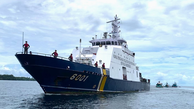 KKP Tangkap Enam Kapal Illegal Fishing di Laut Natuna dan Sulawesi