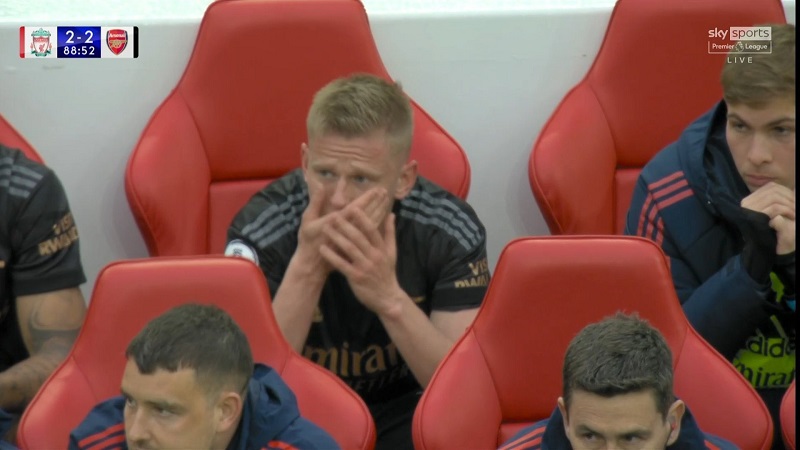 Viral Zinchenko Hampir Nangis Dikolong Alexander-Arnold, Bikin Arsenal Gagal Menang