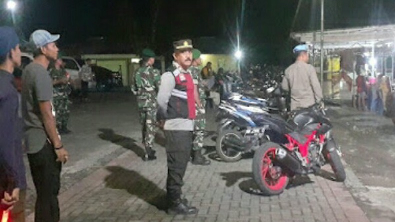 Kompak Jaga Kamtibmas, Polsek Maesa dan Koramil 1310-01 Bitung Patroli Bersama 