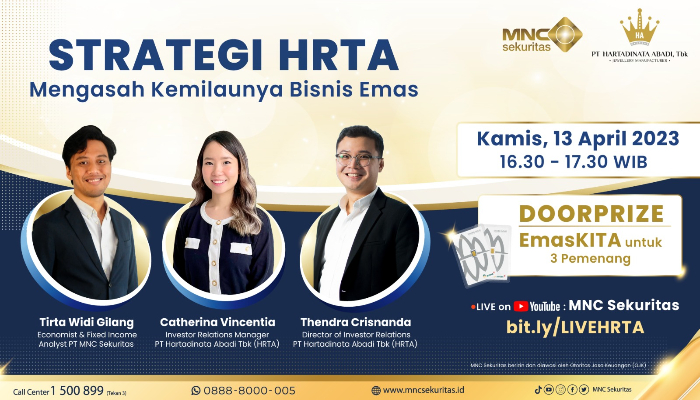 Menangkan EmasKITA dalam YouTube Live MNC Sekuritas x HRTA “Strategi HRTA: Mengasah Kemilaunya Bisnis Emas”