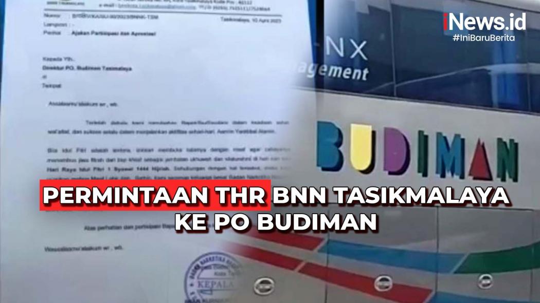 Imbas Minta THR ke PO Bus, Kepala BNN Kota Tasikmalaya Dinonaktifkan