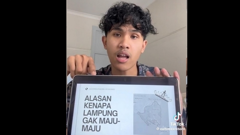 Viral, TikTokers Ini Singgung Lampung sebagai Provinsi yang Tak Maju-Maju