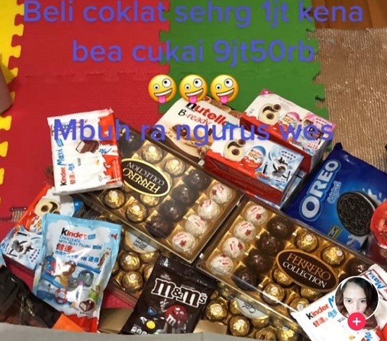 Kirim Cokelat dari Luar Negeri Kena Pajak Rp9 Juta, Ini Penjelasan Bea Cukai 