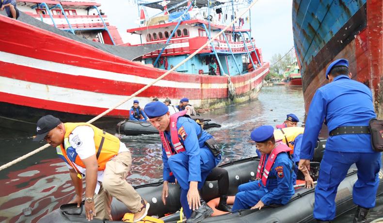 Cegah Kebakaran Kapal di Dermaga, Polairud Polda Jateng Cek Pelabuhan di Pesisir Pantura