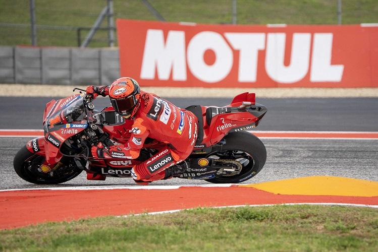 Hasil Sprint Race MotoGP Amerika 2023: Bagnaia Tak Terbendung, Quartararo Kecelakaan