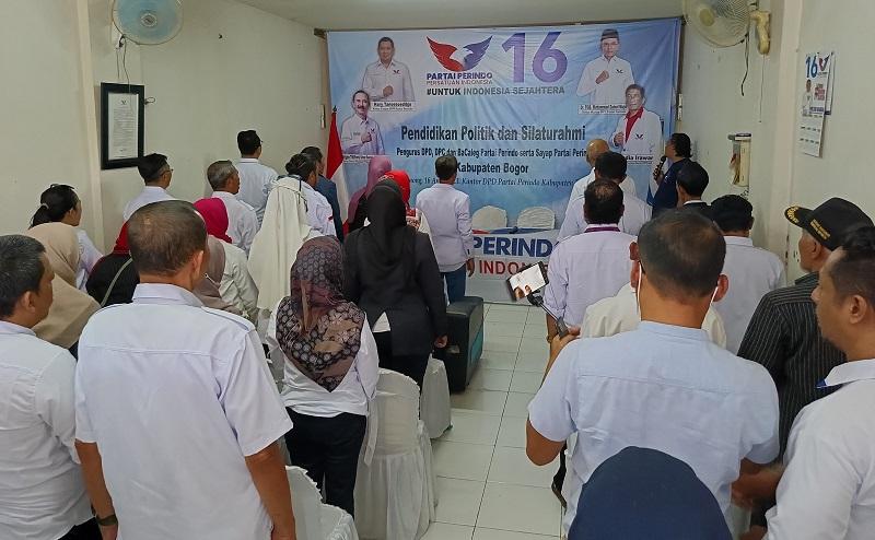 DPD Partai Perindo Kabupaten Bogor Gelar Silaturahmi dan Pendidikan Politik untuk Pengurus hingga Bacaleg