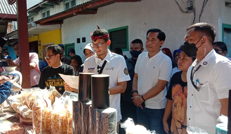 Tinjau Kayutangan Heritage Malang, Sandi: Ada Perputaran Uang hingga Rp150 Triliun