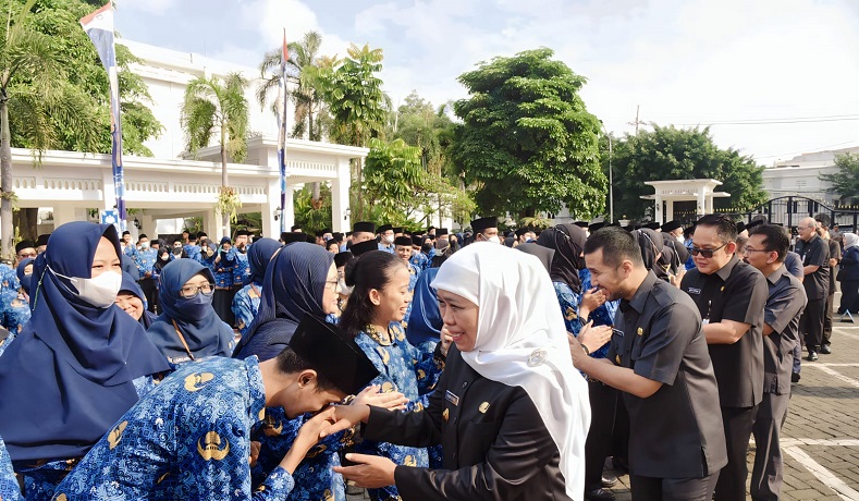 Gubernur Khofifah Larang ASN Pemprov Jatim Mudik Pakai Mobil Dinas