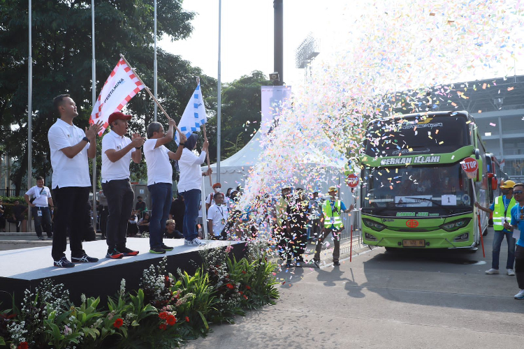 Mudik Dinanti Mudik di Hati bersama BUMN, Pertamina Berangkatkan 3.000 Peserta