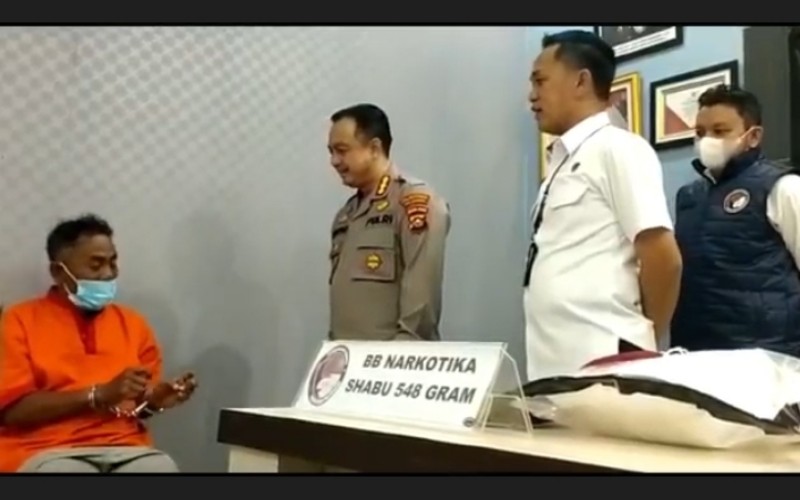 Simpan Sabu 548 Gram, Pria Paruh Baya di Palembang Lebaran di Penjara