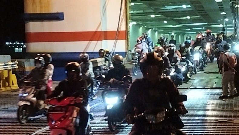1.250 Pemudik Motor Diperkirakan Tiba di Pelabuhan Panjang Bandarlampung