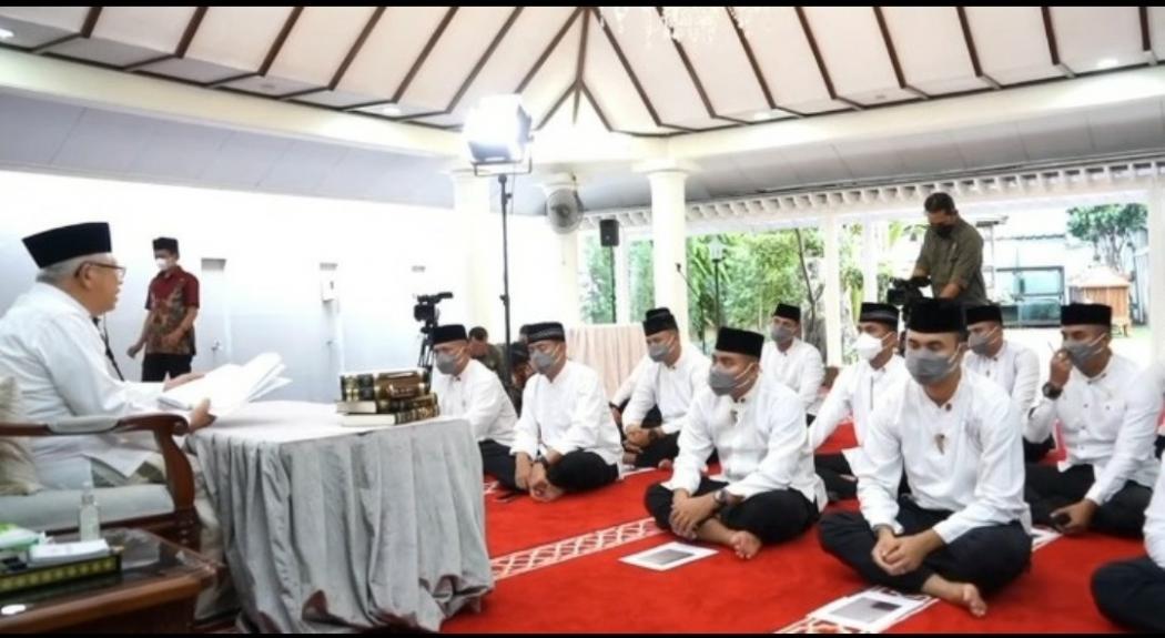 Cuti Lebaran, Wapres Sempat Ngaji Kitab Bersama Anggota Paspampres