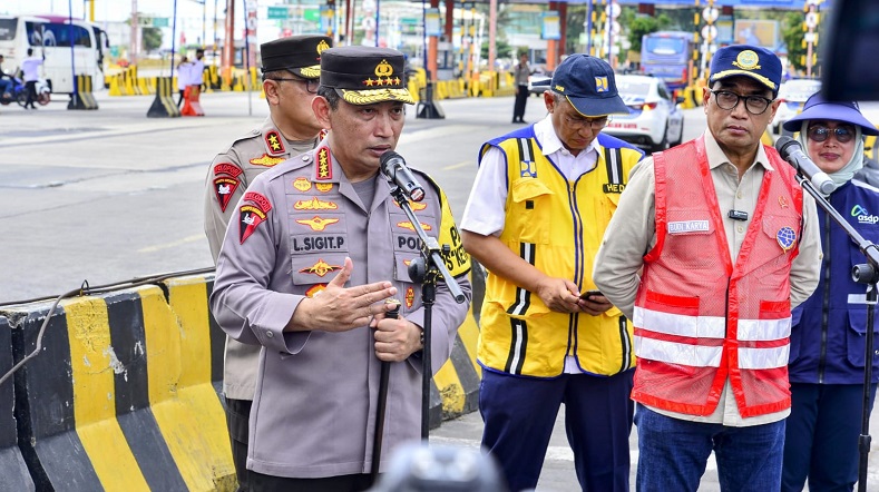 Kapolri Minta Jajaran Sigap Sosialisasi Lalin Arus Balik Lebaran 