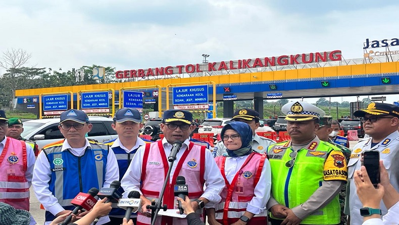 Menhub: Puncak Arus Mudik di GT Kalikangkung Semarang pada H-2 Lebaran
