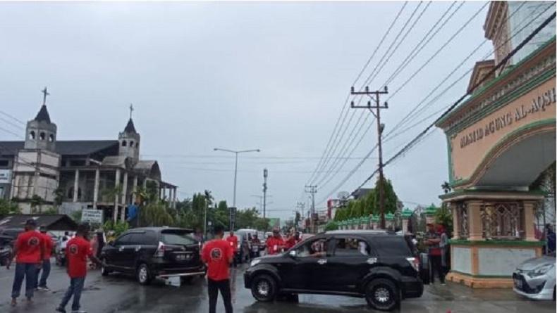 Toleransi Beragama, Pemuda Gereja Bantu Pengamanan Sholat Idul Fitri di Jayapura
