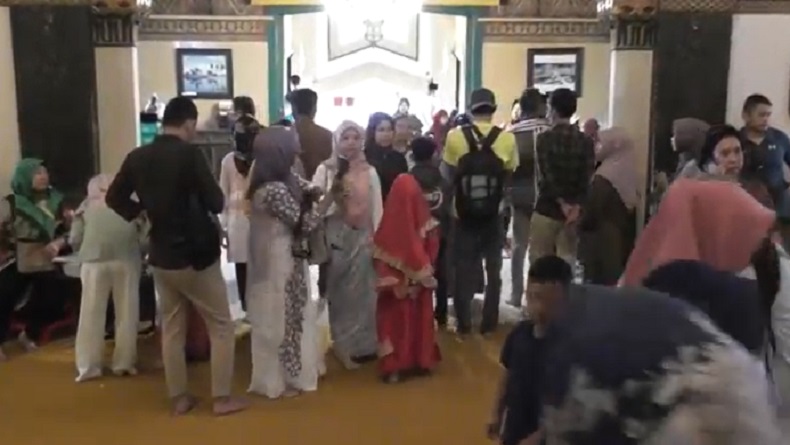 Ikon Kota Medan, Istana Maimun Diserbu Pengunjung di Libur Lebaran
