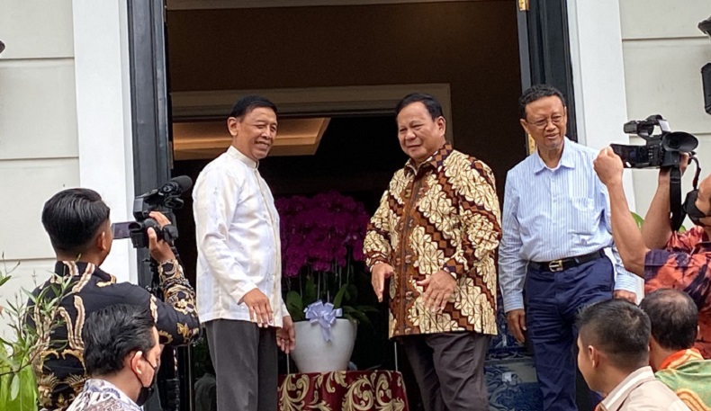 Bertemu Wiranto, Prabowo Sebut Tradisi Lebaran Silaturahmi ke Senior