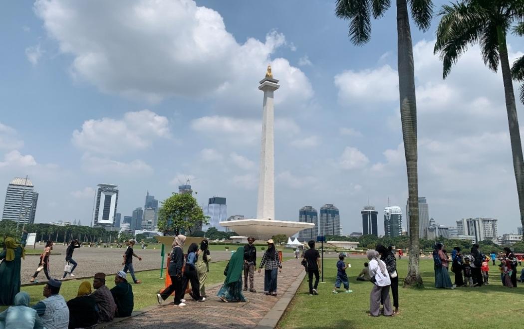 Cuti Bersama Usai, Monas Masih Dipadati Wisatawan