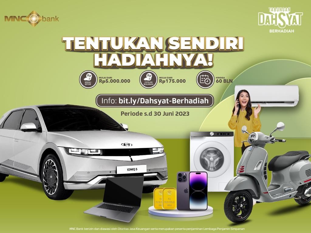 Ikut Tabungan Dahsyat Berhadiah, Mau Hadiah Apa Aja Bisa 