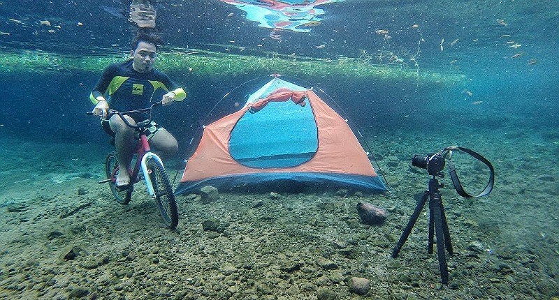 Mata Air Way Sumpuk di Lampung, Airnya Jernih Ada Spot Foto Underwater yang Unik!