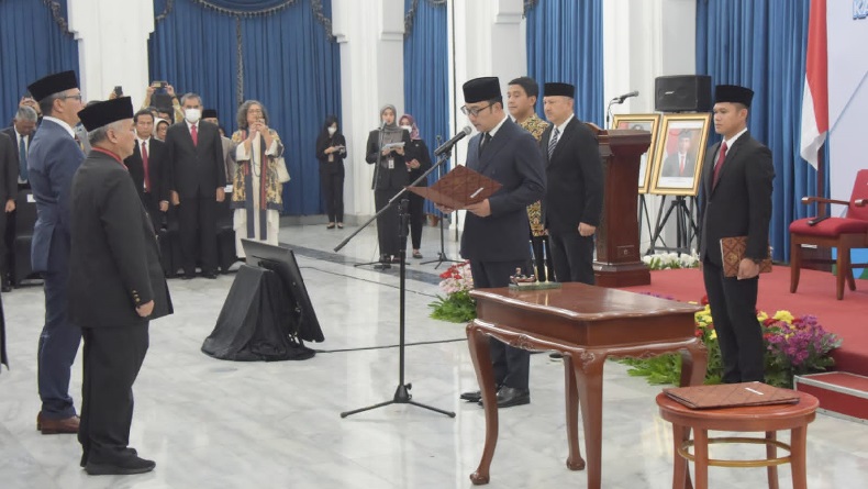 Ridwan Kamil Sebut Pelantikan Kepala BP Cekban dan Rebana Sejarah Tata Kelola Pembangunan