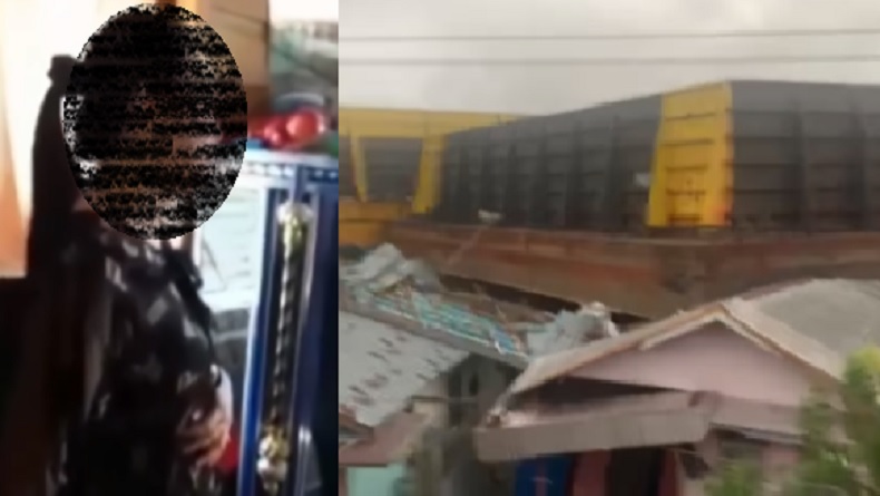 Viral Pemilik Rumah Rusak Ditabrak Tongkang di Tapin Minta Ganti Rugi Rp800 Juta