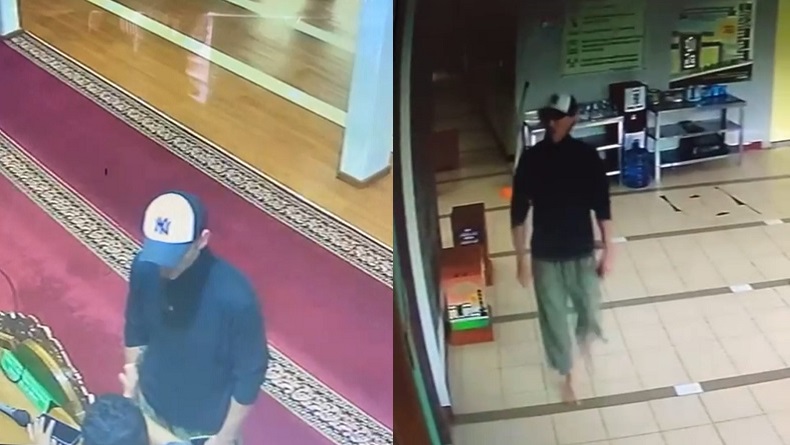 WNA Australia Pergi Bawa Koper Besar seusai Ludahi Imam Masjid di Buahbatu Bandung 