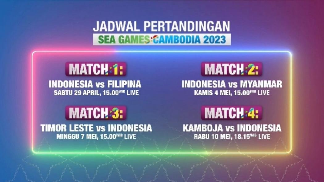 Link Live Streaming Timnas Indonesia U-22 Vs Filipina di SEA Games 2023 Sore Ini 