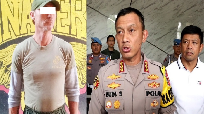 Polrestabes Bandung Gercep Tangkap Bule yang Ludahi Imam Masjid di Buahbatu