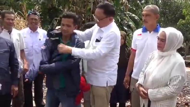 Hary Tanoesoedibjo Bantu Korban Kebakaran Cianjur, Donasi Disalurkan Bacaleg Perindo