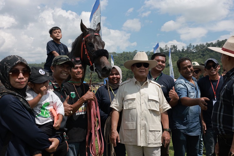 Prabowo Ajak Lestarikan Olahraga Berkuda: Ini Budaya Tanah Air