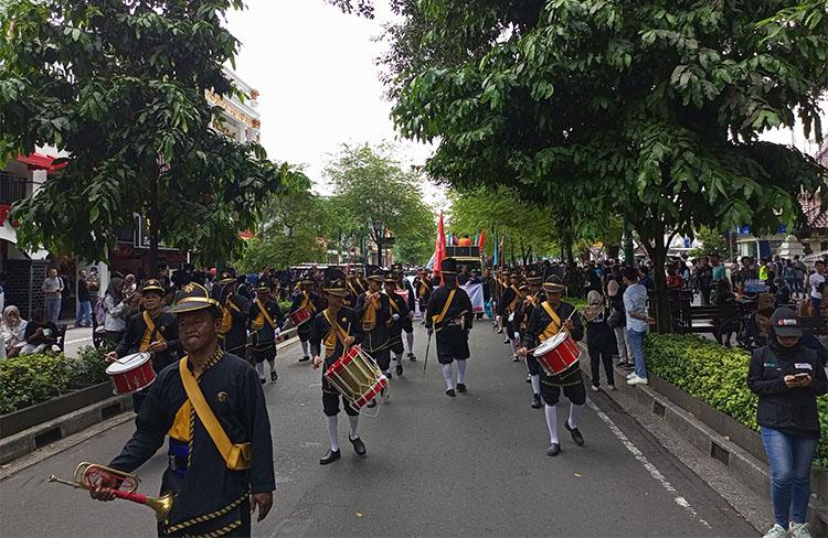 Istimewa, Bregodo Yogyakarta Kawal Aksi Buruh di Sepanjang Jalan Malioboro
