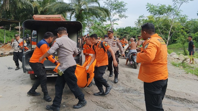 Pria di Langkat Tewas Terseret Arus Sungai Bingei, Jasad Hanyut 12 Kilometer