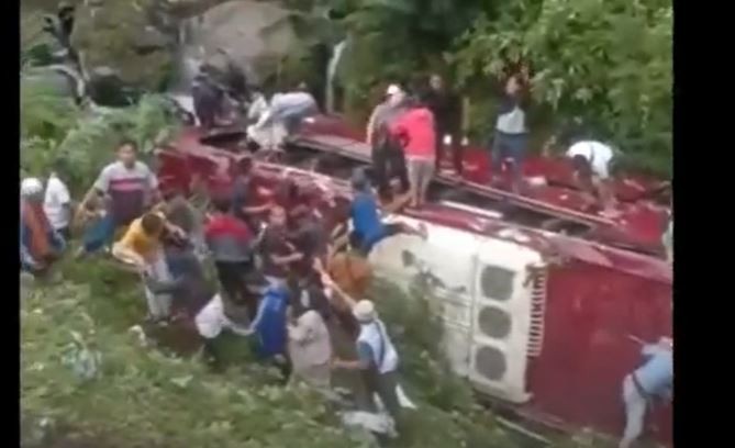 Dugaan Penyebab Bus Masuk Jurang di Wisata Guci Tegal, Sopir Lupa Tarik Rem Tangan