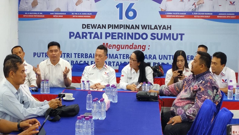 Ketua DPW Perindo Sumut Sebut Bergabungnya Pahala Sitorus Tambah Peluang di Dapil IV
