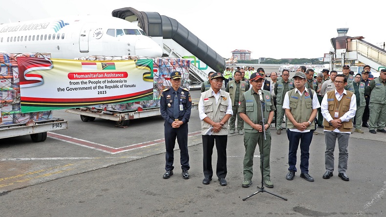 Indonesia Kirim Bantuan Kemanusiaan ke Vanuatu, Pulihkan Situasi usai Bencana
