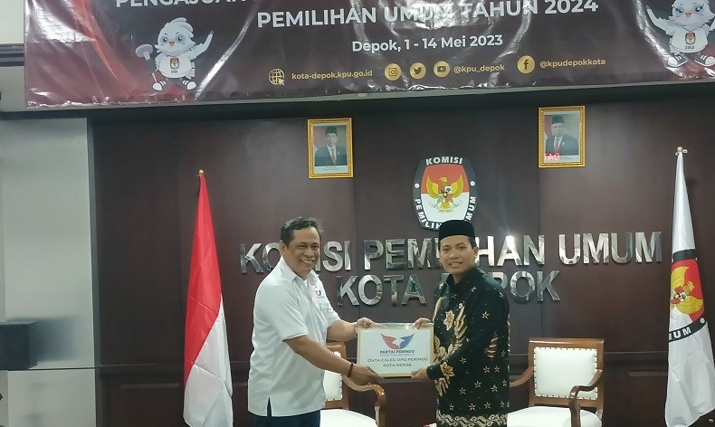 50 Caleg Partai Perindo Resmi Daftar ke KPU Depok