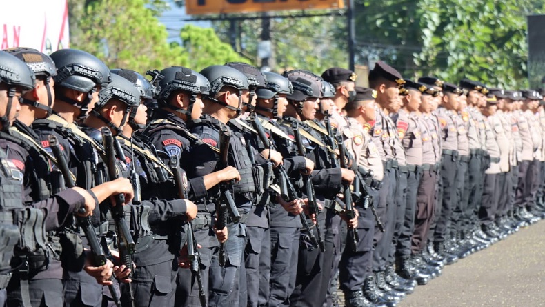 Pilkades Serentak di Garut, 150 Personel Brimob Amankan Daerah Rawan Konflik